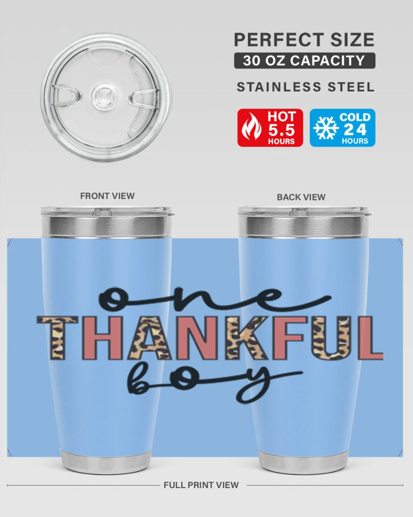 One thankful boy 462#- fall- Tumbler