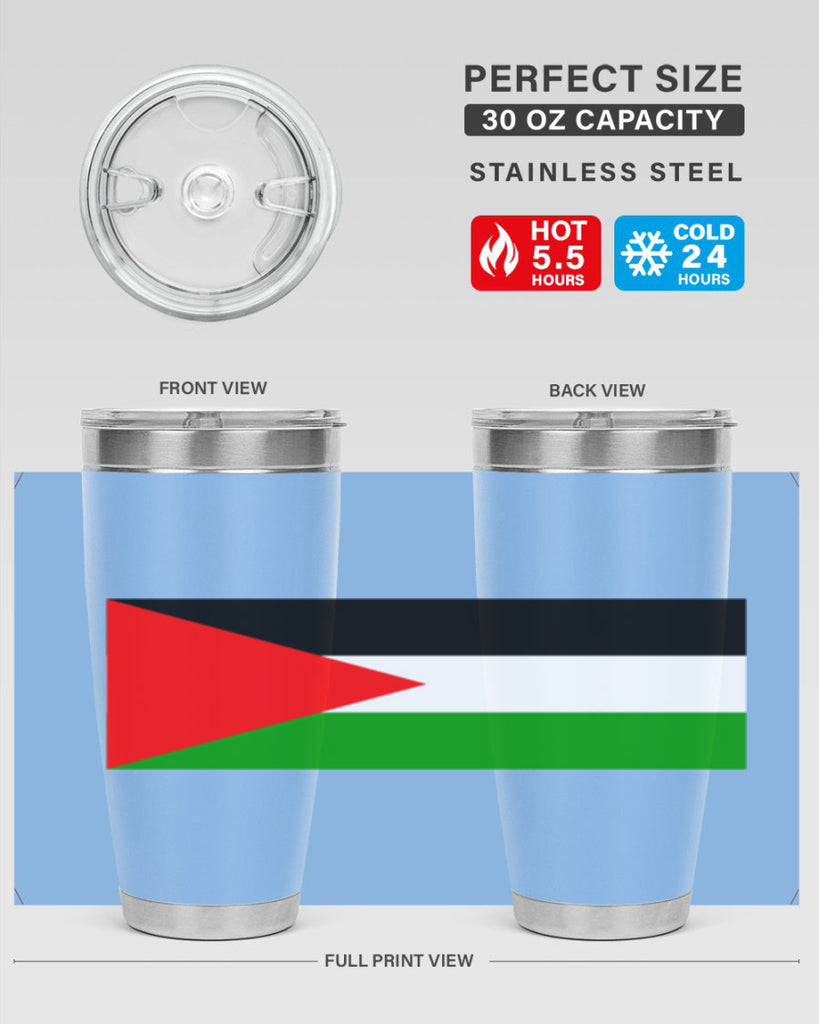 Palestine 64#- world flags- Tumbler