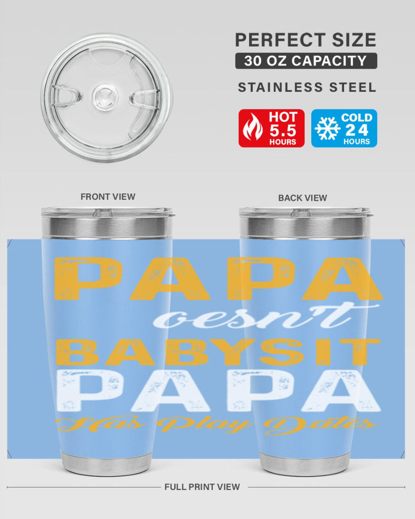 Papa 124#- grandpa - papa- Tumbler