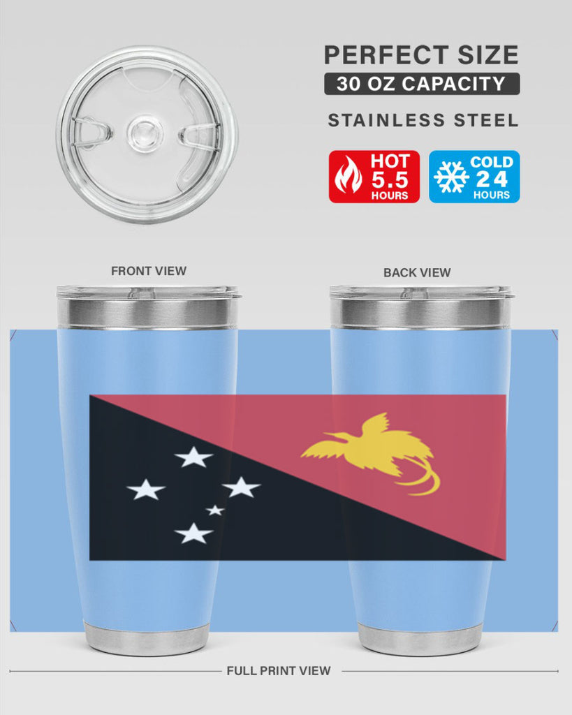 Papua New Guinea 62#- world flags- Tumbler