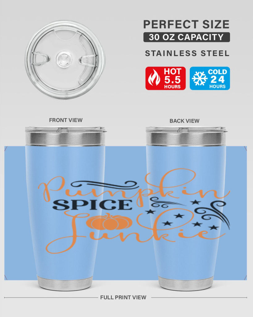 Pumpkin Spice Junkie 549#- fall- Tumbler