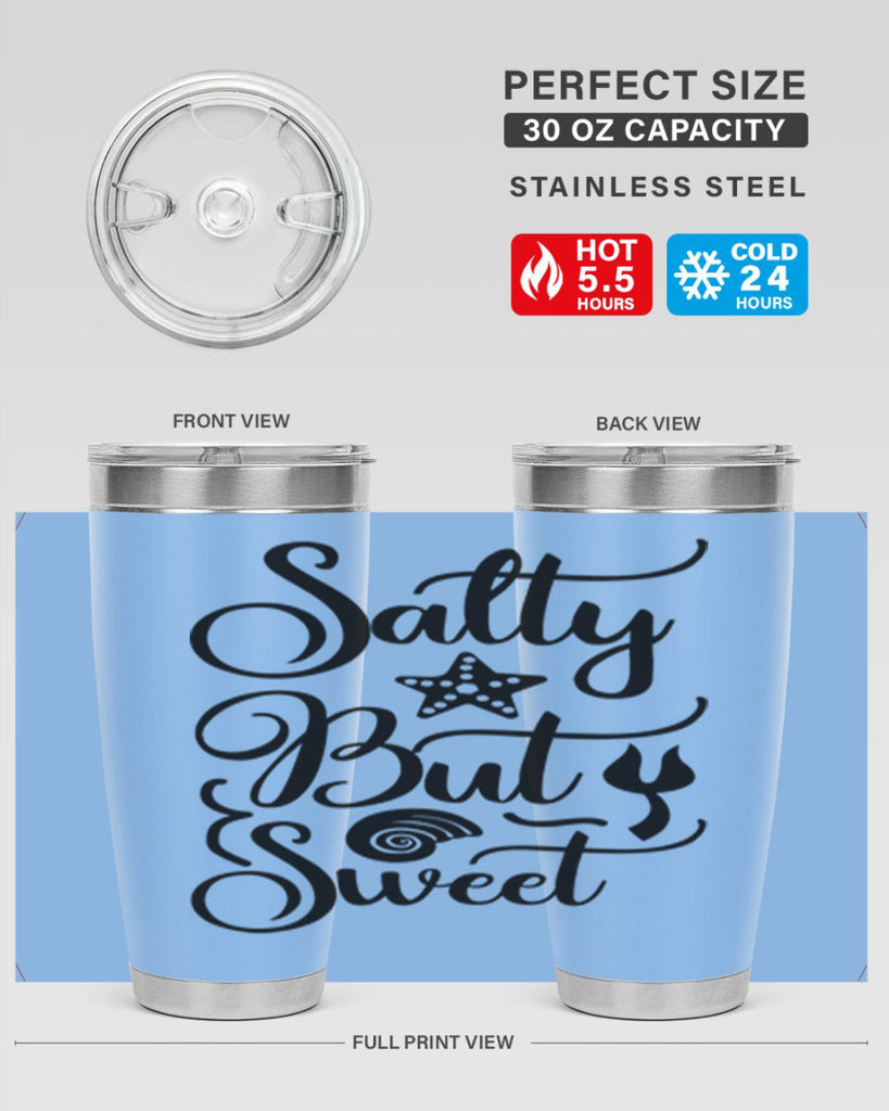 Salty but sweet design 571#- mermaid- Tumbler