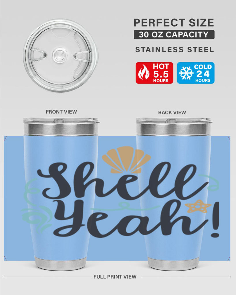 Shell Yeah 592#- mermaid- Tumbler