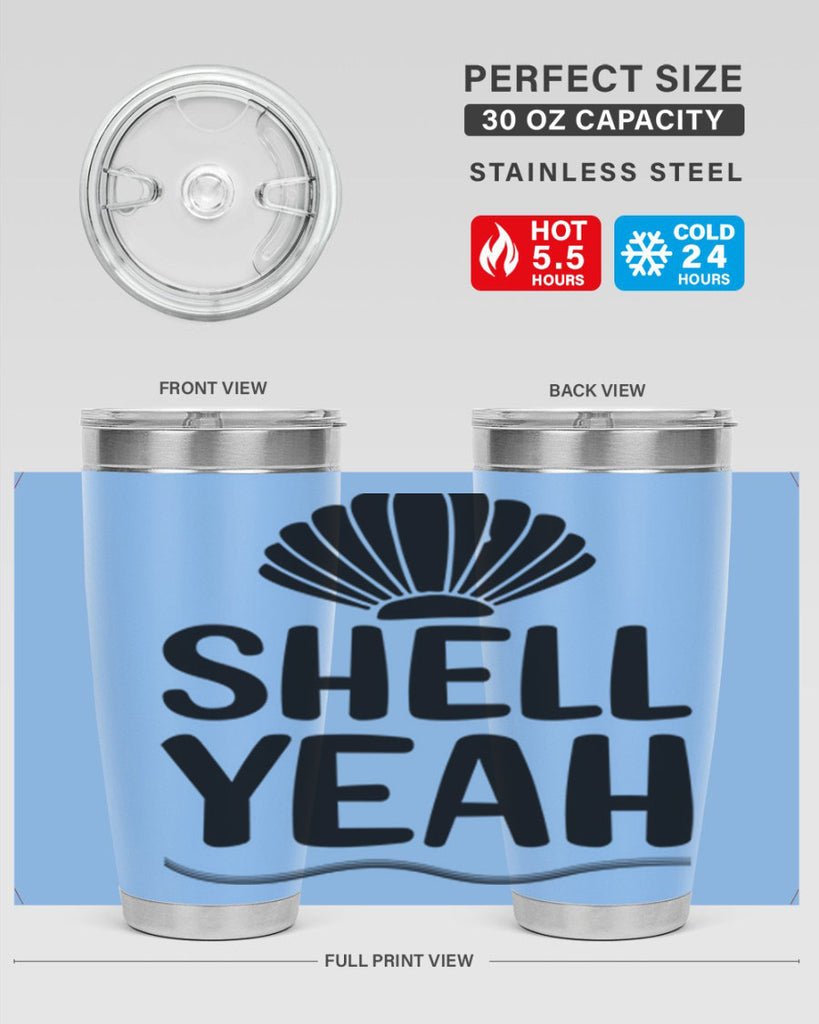 Shell yeah 597#- mermaid- Tumbler