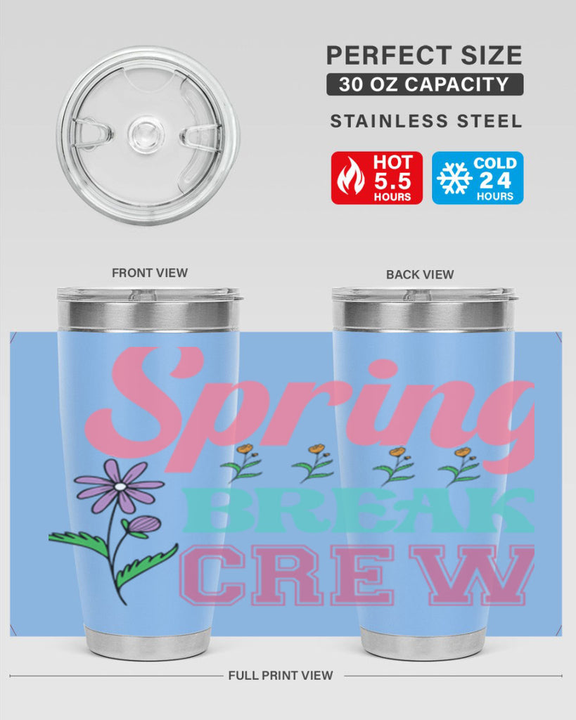 Spring Break Crew  484#- spring- Tumbler