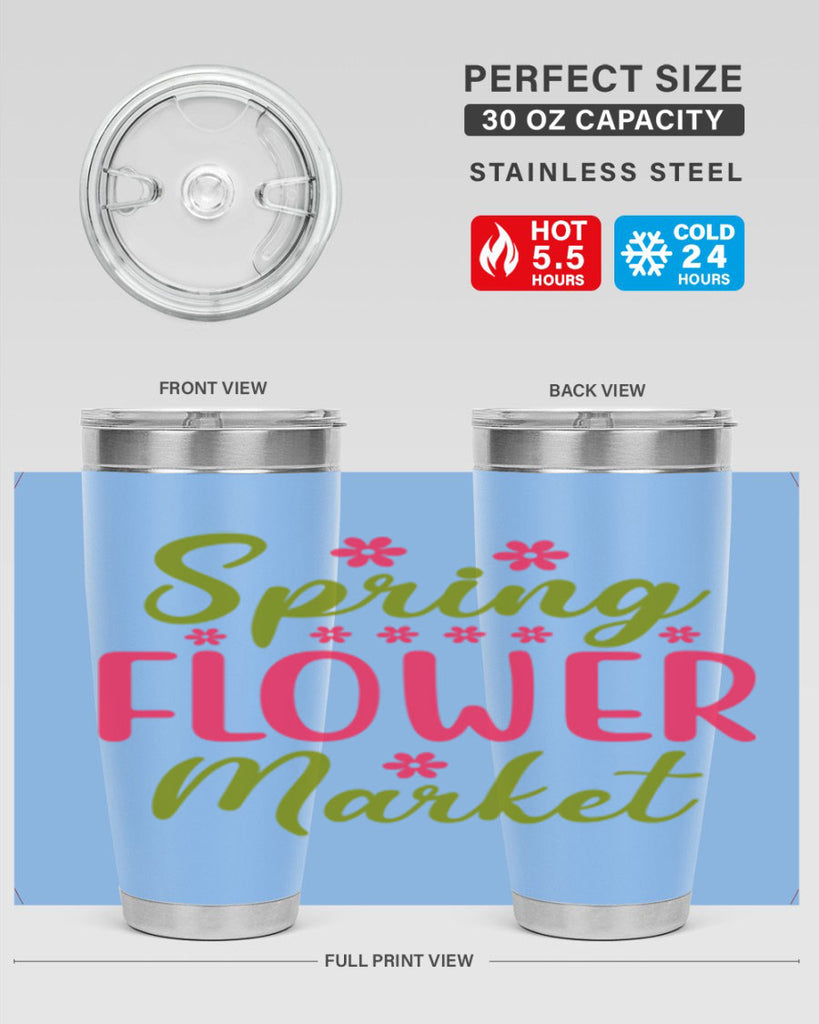Spring Flower Market 423#- spring- Tumbler