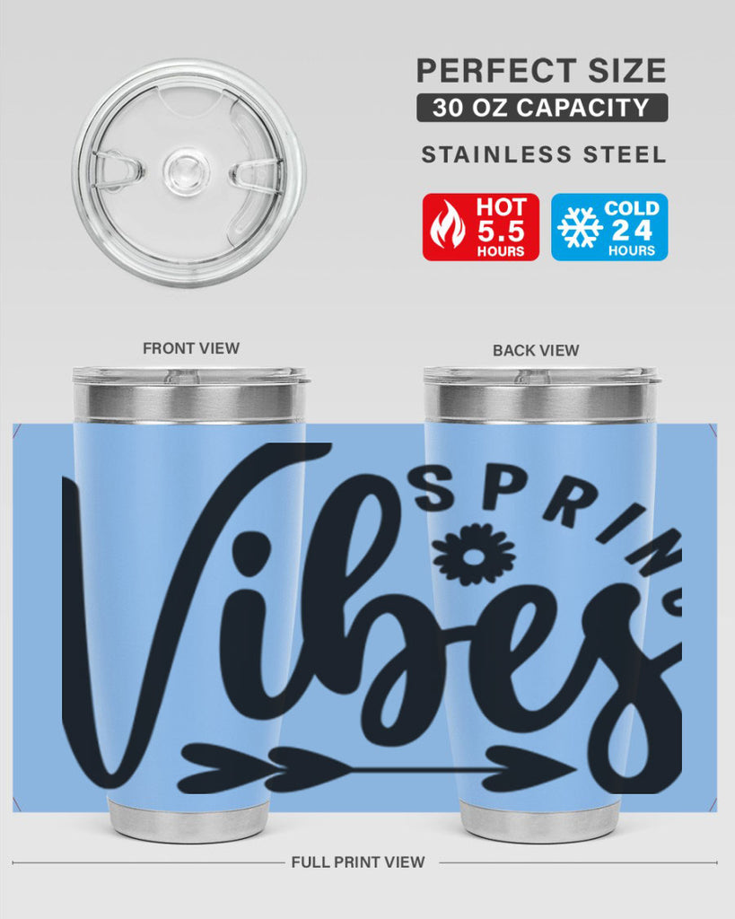 Spring Vibes478#- spring- Tumbler