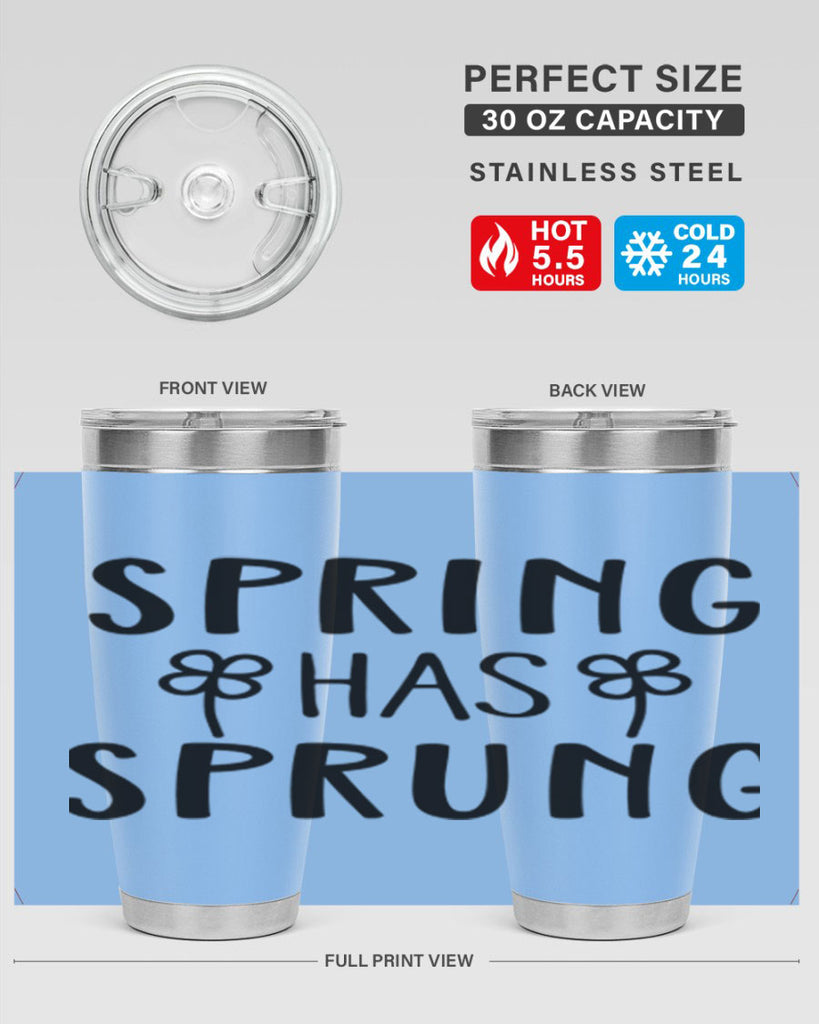 Spring has sprung design  490#- spring- Tumbler
