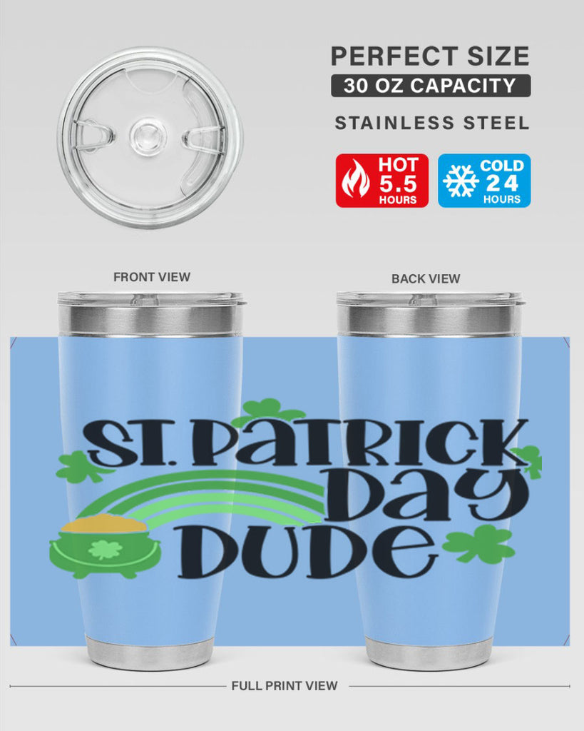 St Patrick Day Dude Style 29#- St Patricks Day- Tumbler