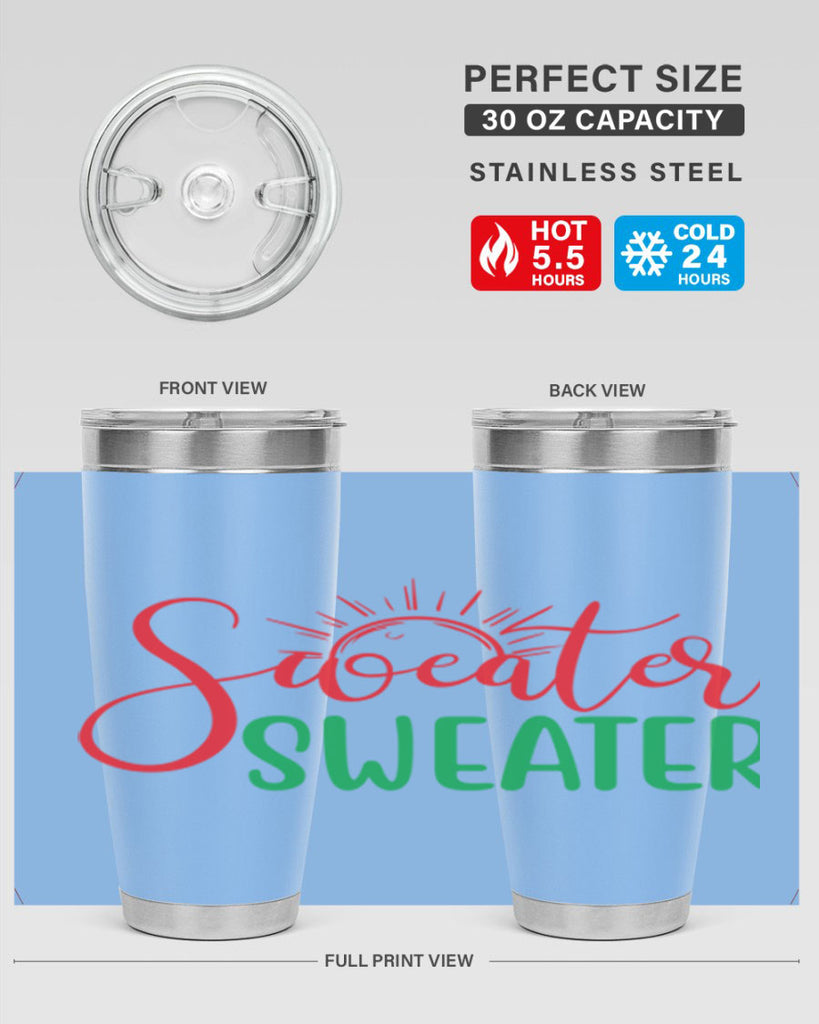Sweater Weather 583#- fall- Tumbler