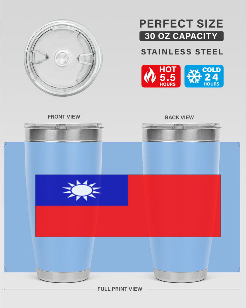 Taiwan 26#- world flags- Tumbler