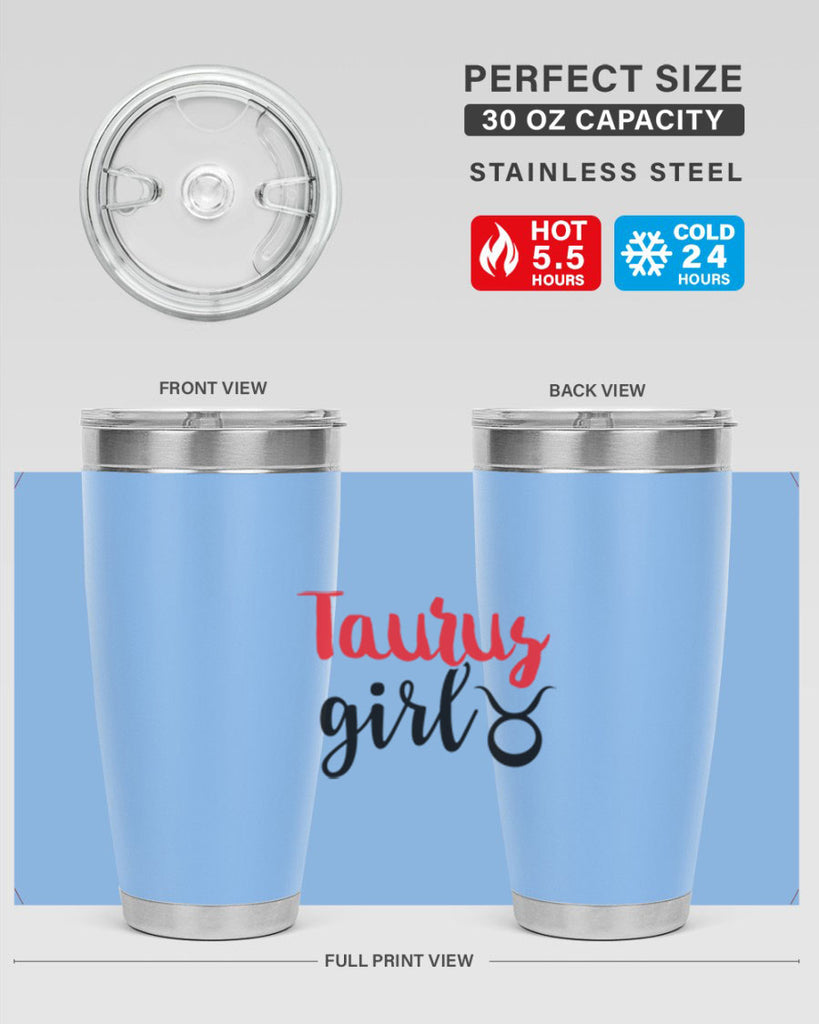 Taurus girl 489#- zodiac- Tumbler