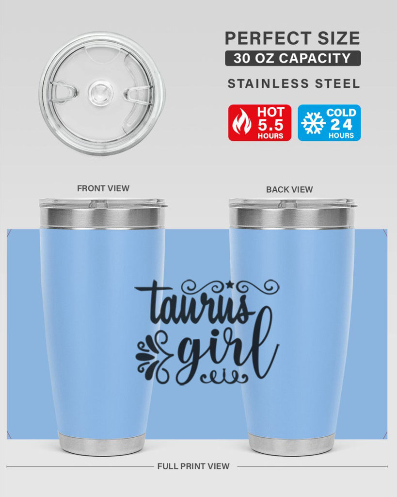 Taurus girl 499#- zodiac- Tumbler