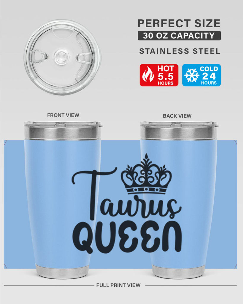 Taurus queen 504#- zodiac- Tumbler