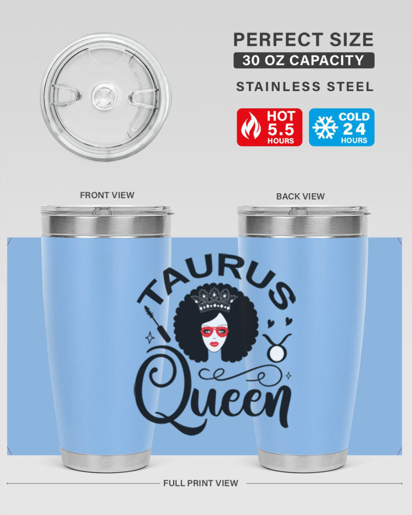 Taurus queen 505#- zodiac- Tumbler