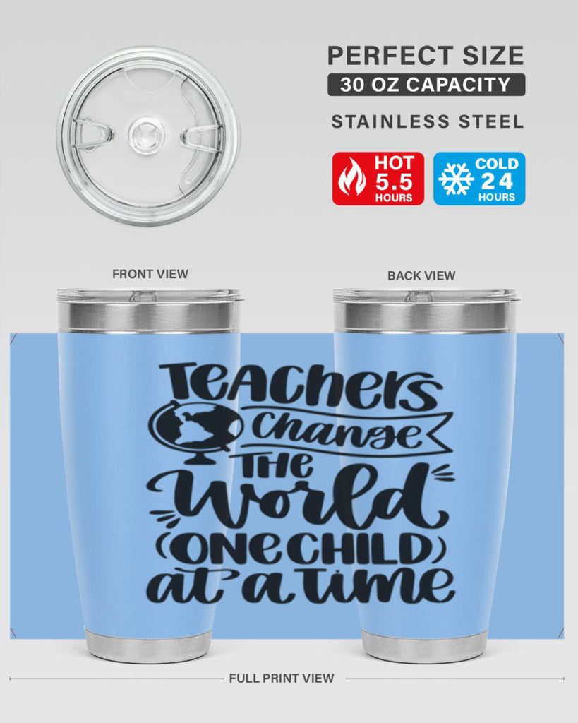 Teachers Change The Style 45#- teacher- tumbler