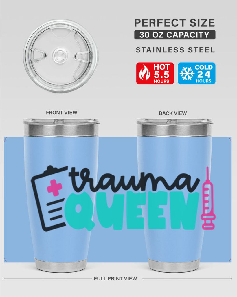 Trauma Queen Style Style 11#- nurse- tumbler