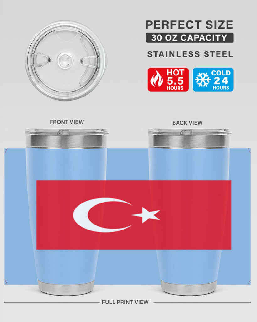 Turkey 17#- world flags- Tumbler