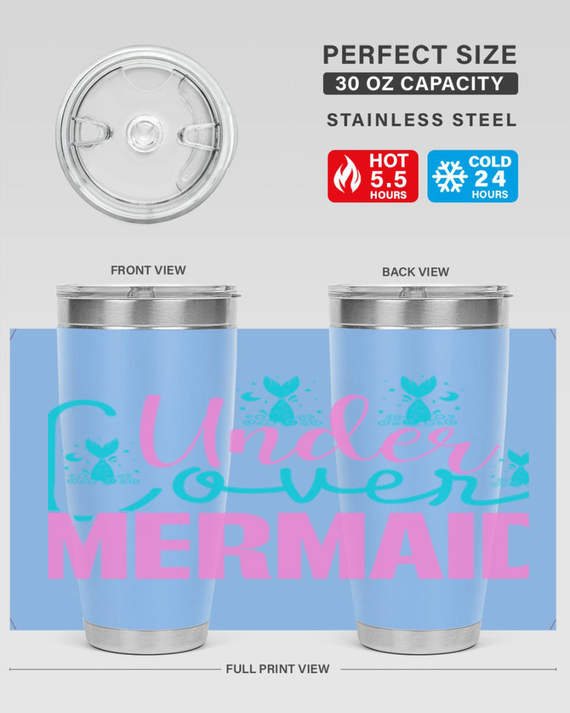 Under Cover Mermaid 643#- mermaid- Tumbler