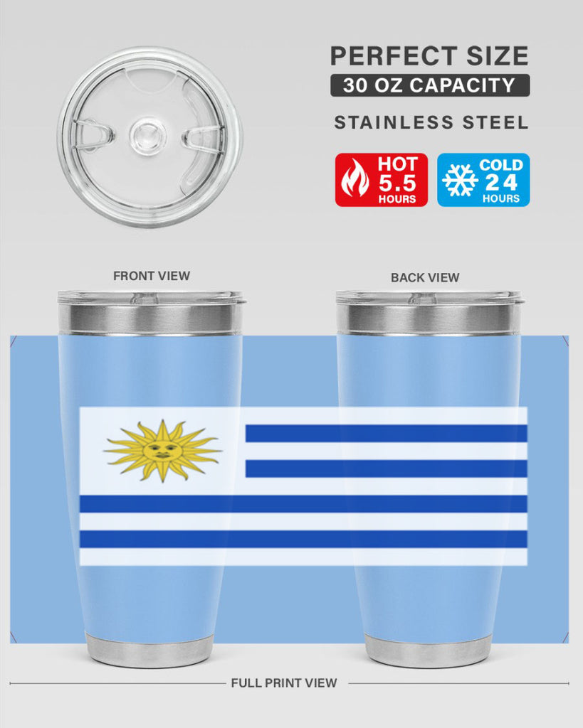 Uruguay 9#- world flags- Tumbler