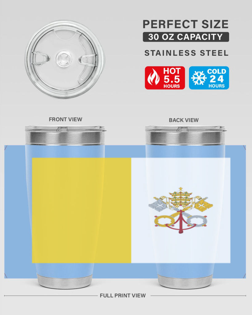 Vatican City 6#- world flags- Tumbler