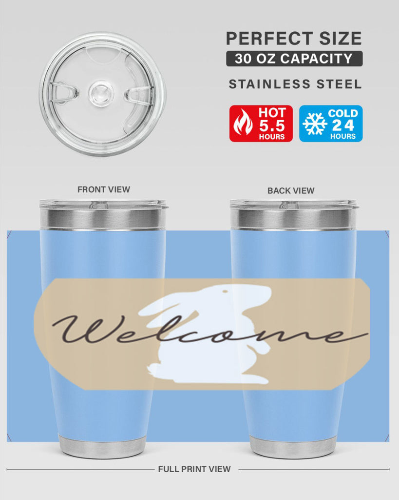 Welcome Bunny569#- spring- Tumbler