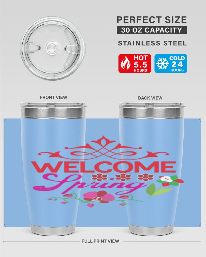 Welcome Spring 580#- spring- Tumbler