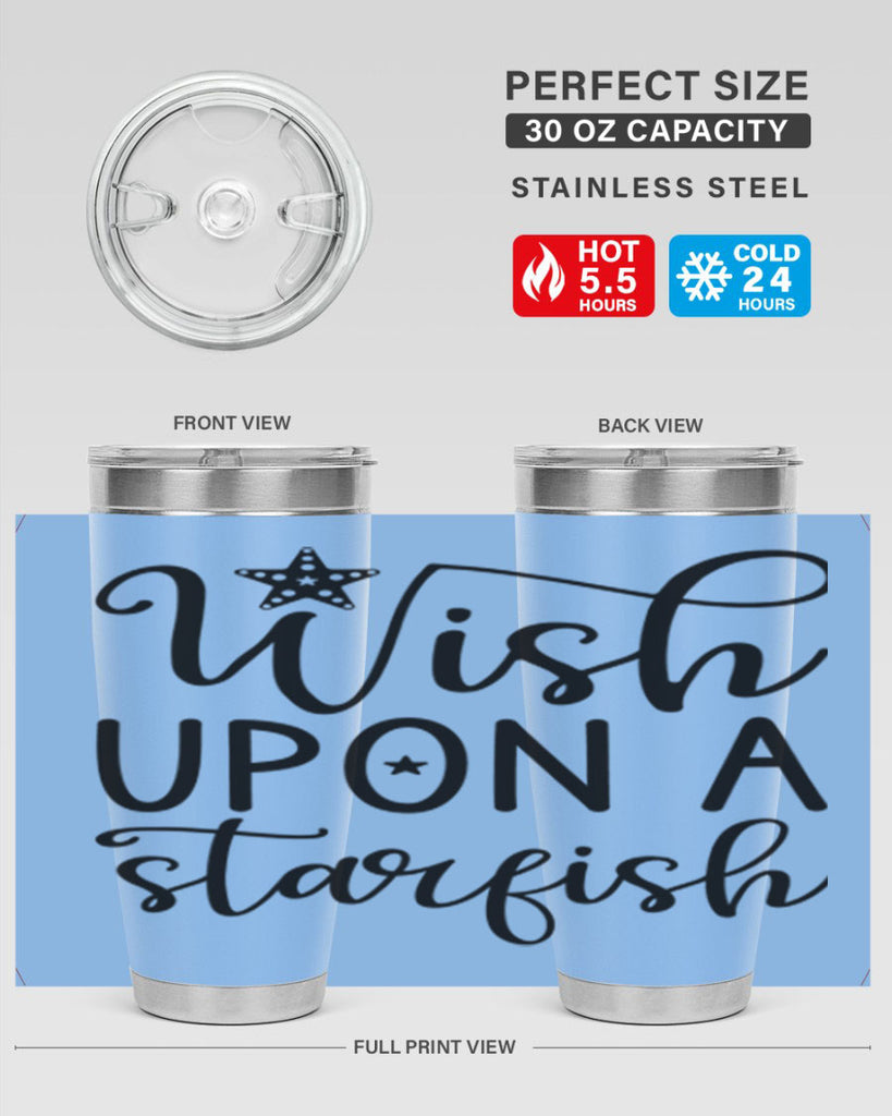 Wish upon a starfish  602#- spring- Tumbler