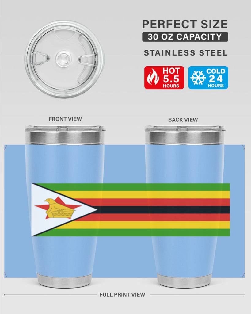 Zimbabwe 1#- world flags- Tumbler