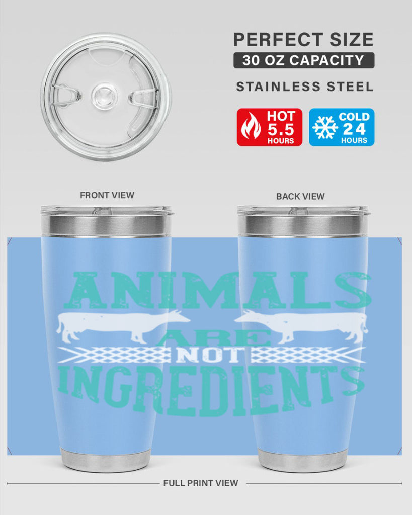 animals are not ingredients 103#- vegan- Tumbler