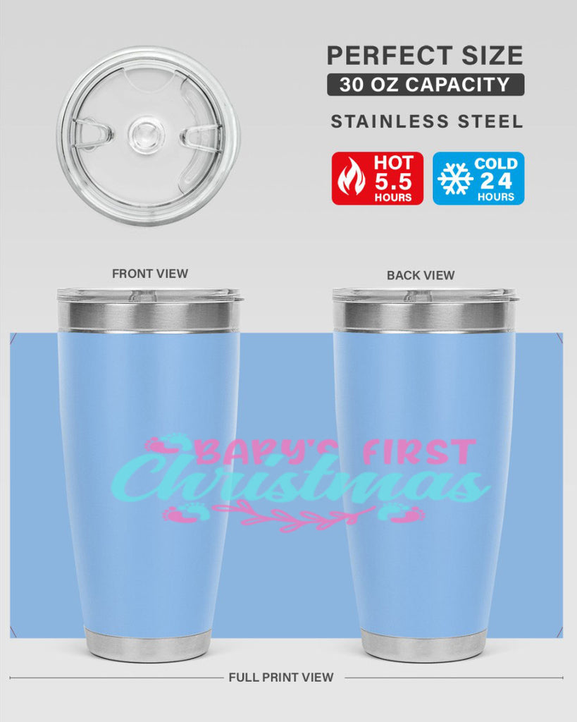 babys first christmas Style 287#- baby- tumbler