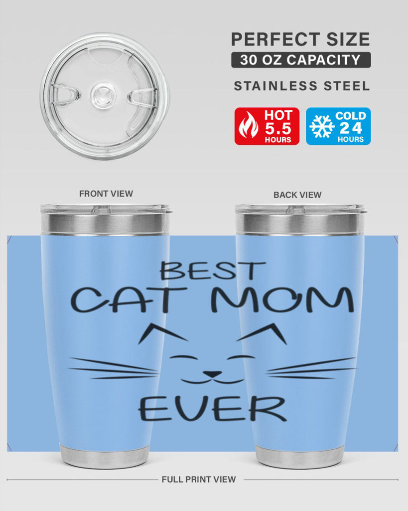 best cat mom ever 210#- mom- Tumbler