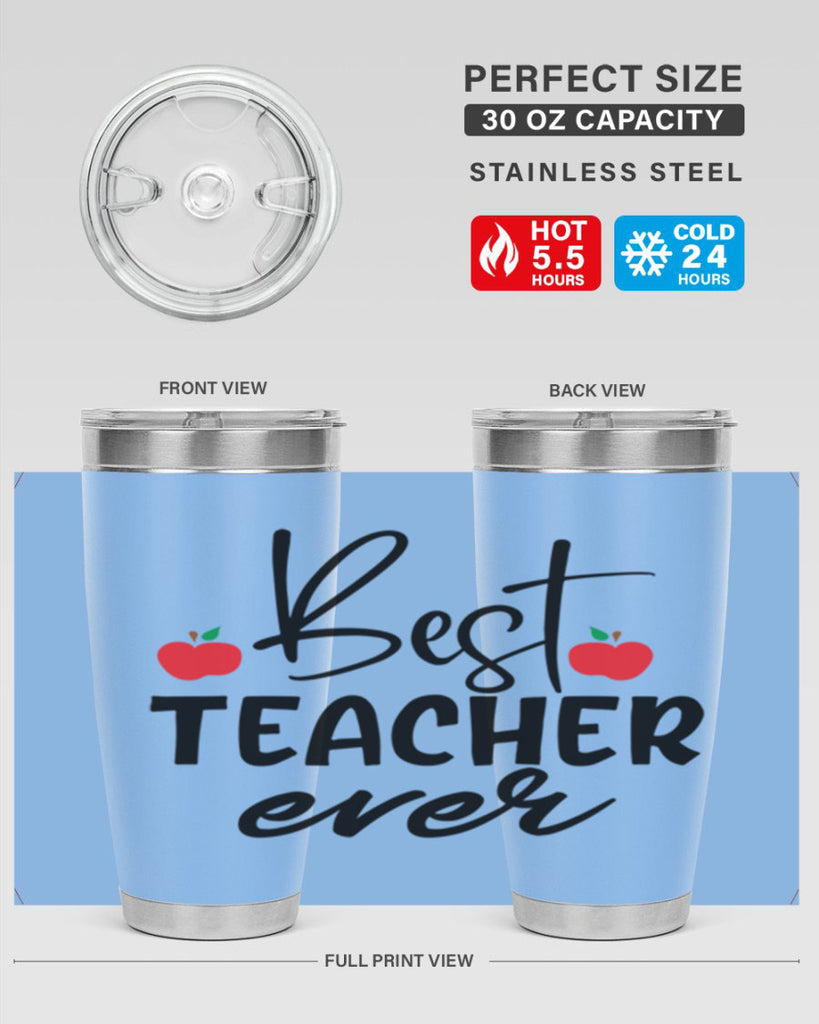 best teacher ever Style 188#- teacher- tumbler