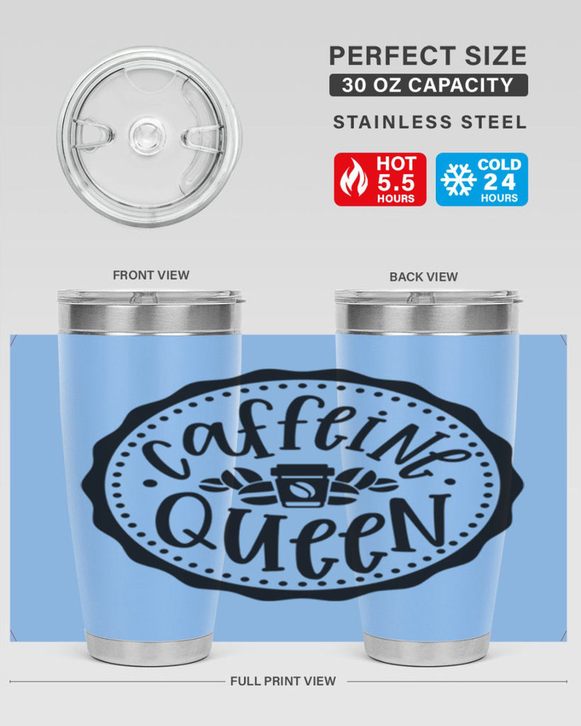 caffeine queen 185#- coffee- Tumbler