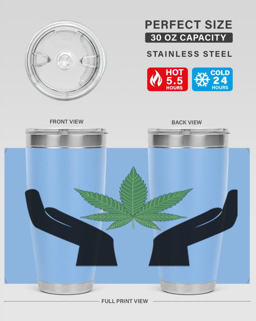 cannabis hands 44#- marijuana- Tumbler