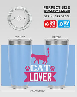 cat lover Style 32#- cat- Tumbler