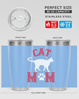 cat mom Style 35#- cat- Tumbler