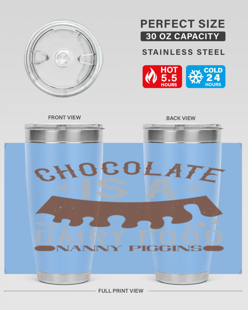 chocolate is a dairy food nanny piggins 49#- chocolate- Tumbler