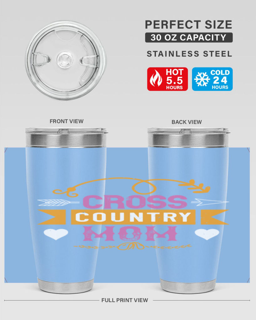 cross country mom 190#- mom- Tumbler