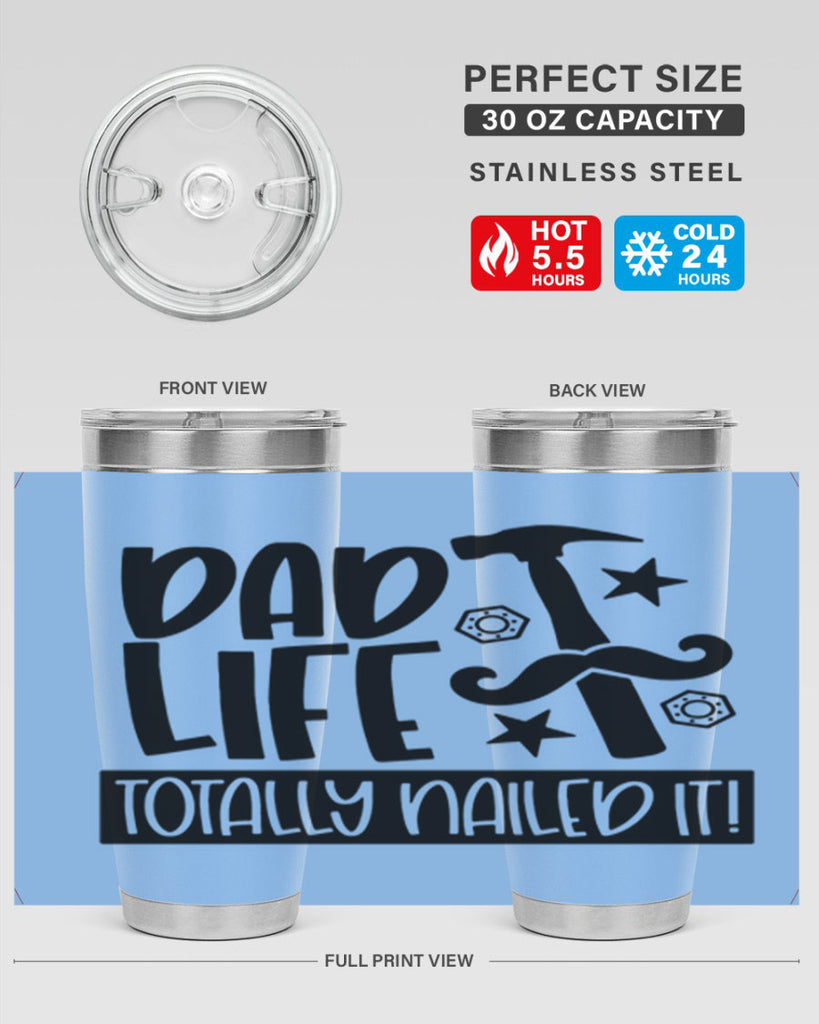 dad life totally nailed it 64#- fathers day- Tumbler