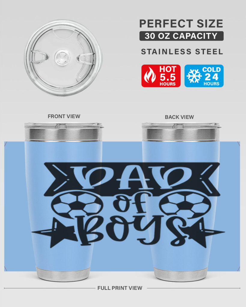 dad of boy 61#- fathers day- Tumbler