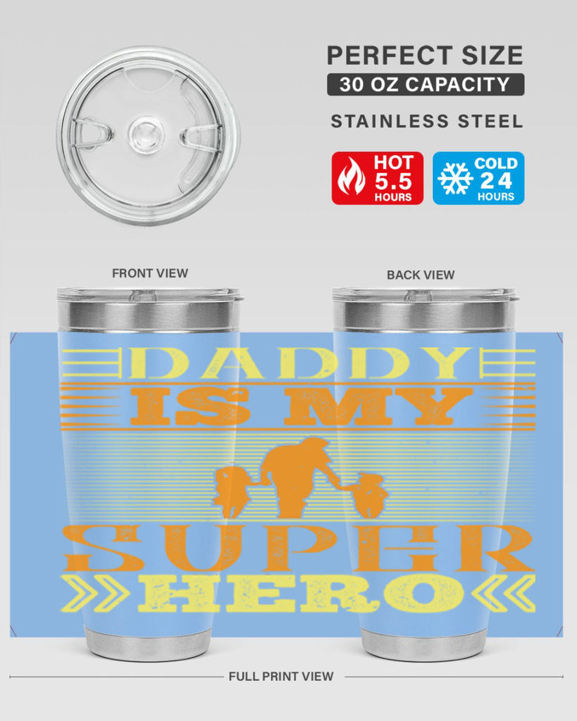 daddy is my super hero 241#- fathers day- Tumbler