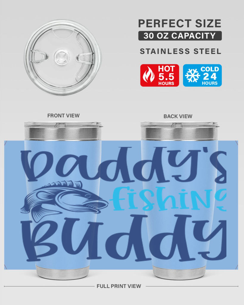 daddys fishing buddy 224#- fishing- Tumbler