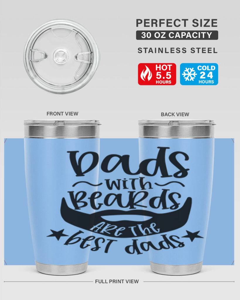 dads with beards are the best dads 53#- fathers day- Tumbler