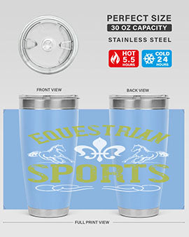 equestrian sports Style 55#- horse- Tumbler