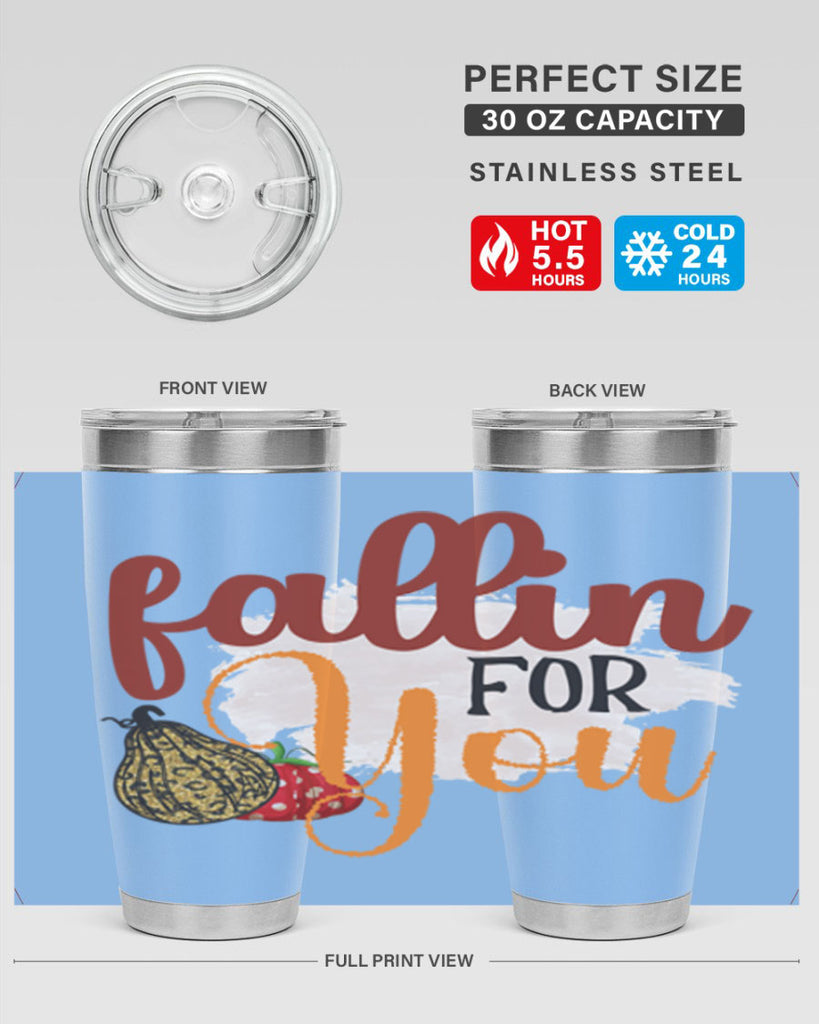 fallin for you 167#- fall- Tumbler