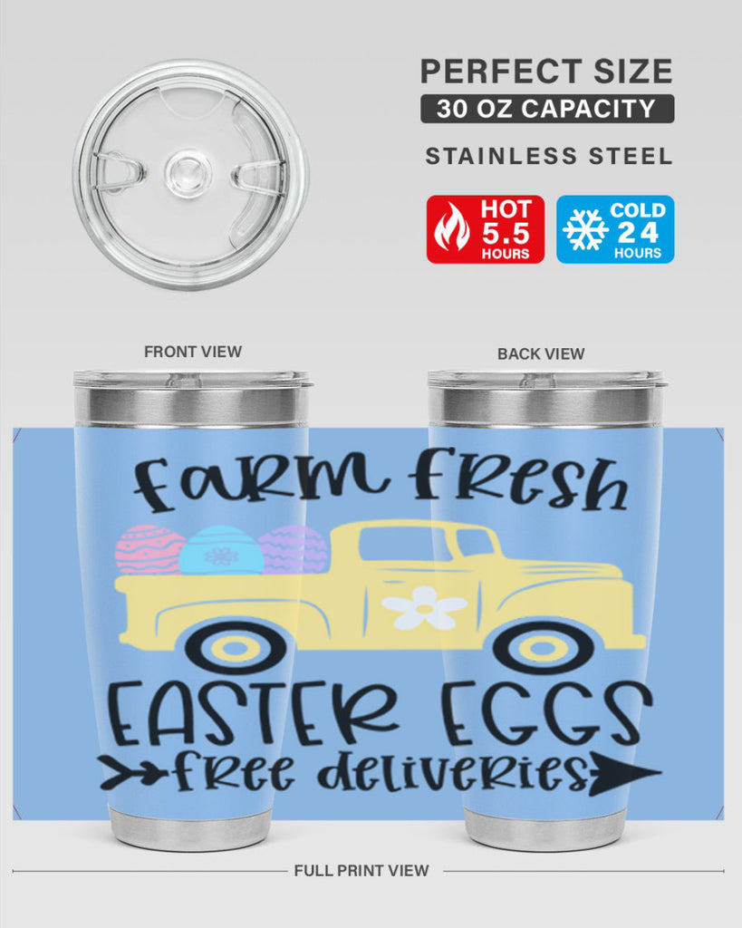 farm fresh easter eggs 46#- easter- Tumbler