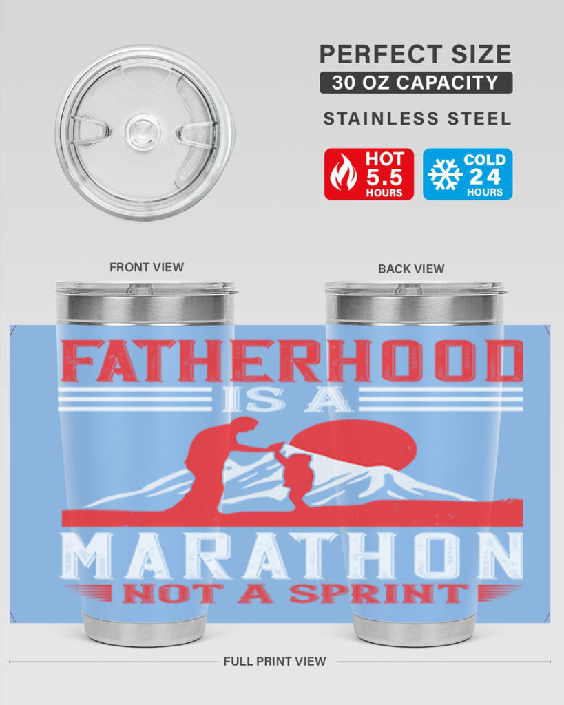 fatherhood is a marathon not a sprint 261#- fathers day- Tumbler