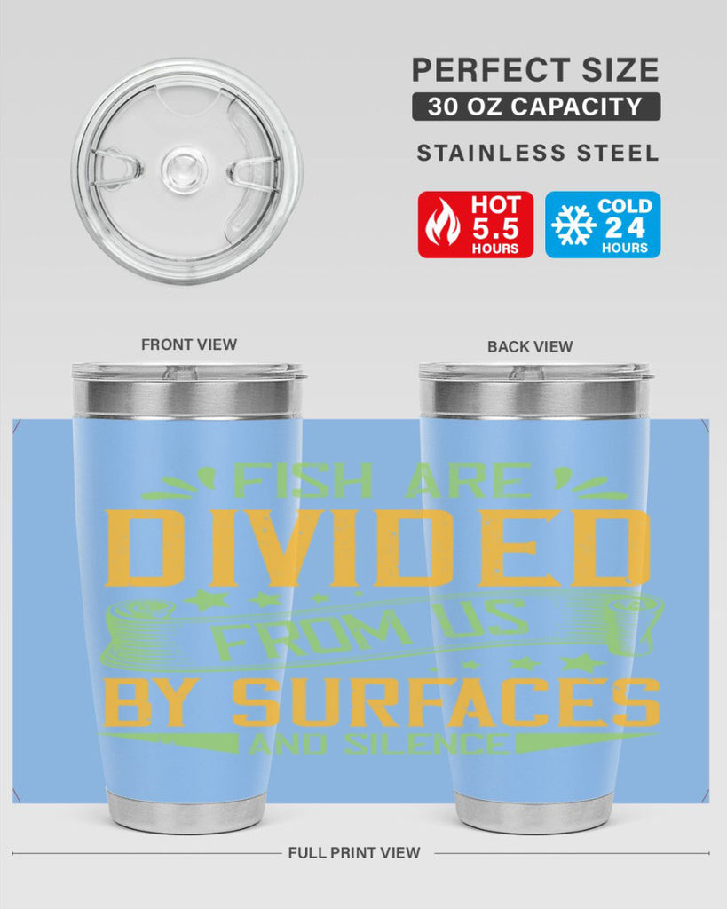 fish are divided from us by surfaces and silence 136#- vegan- Tumbler