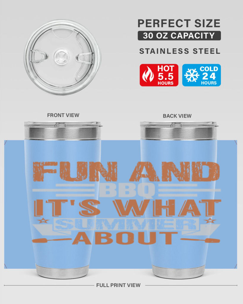 fun and bbq 44#- bbq- Tumbler